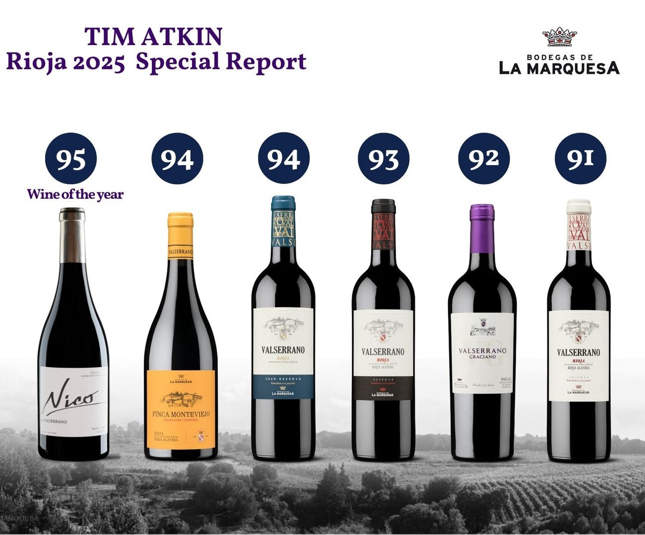 Valserrano, Vinedos y Bodegas de la Marquesa, Rioja DOCa, Presse